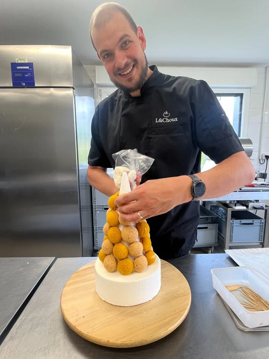 Atelier pâtisserie avec un chef L&Choux au labo